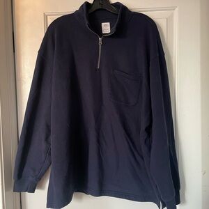 Gap Men’s Relaxed Vintage Soft Quarter-Zip Sweatshirt